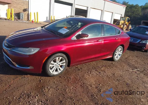 2015 Chrysler 200 Limited from USA, damaged, VIN 1C3CCCAB4FN654215